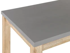 New Beliani OSTUNI 180 cm 90 cm Cemento Grigio Marrone Grigio