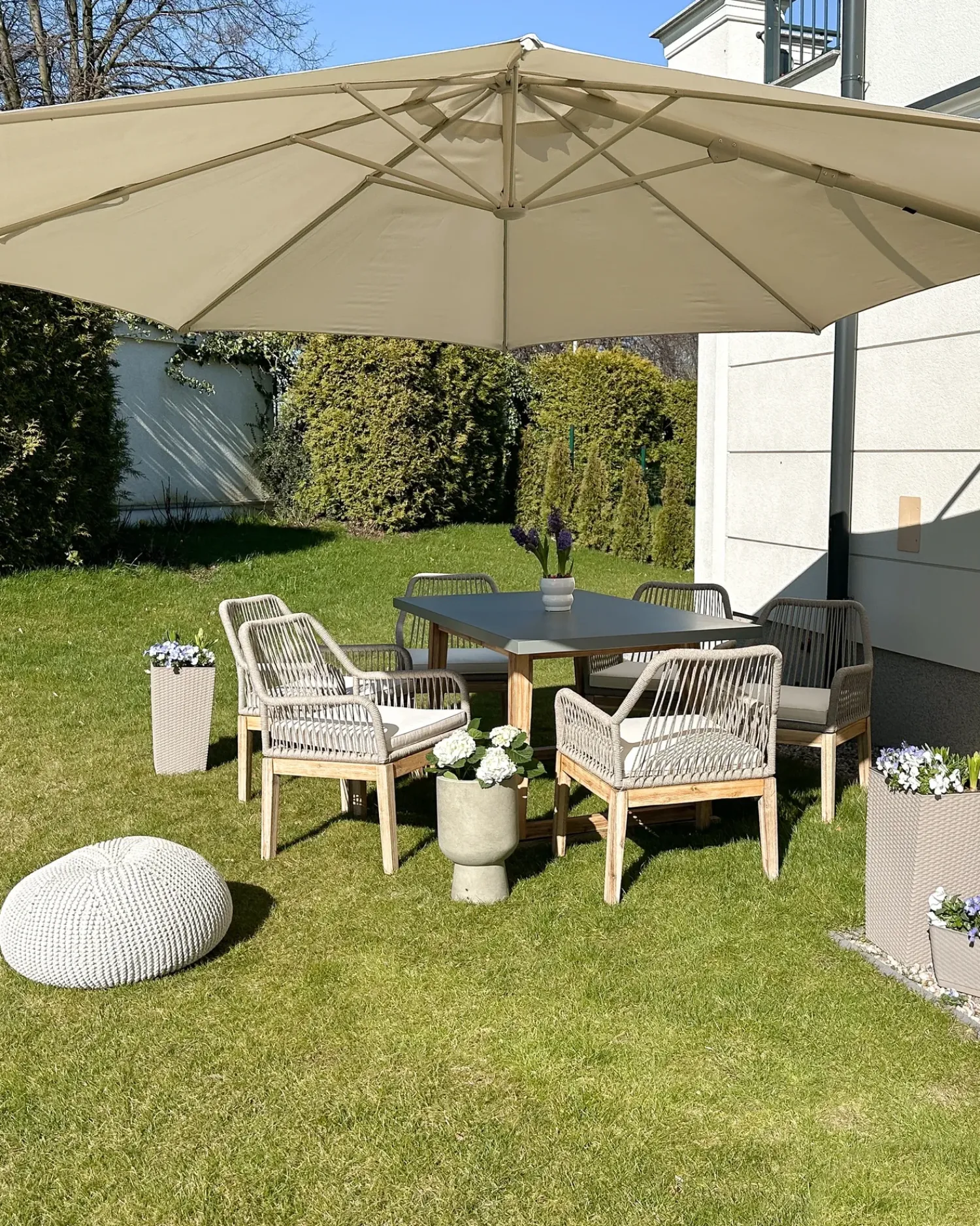 Best Beliani ORIA 180 cm 90 cm Cemento Grigio Marrone Grigio