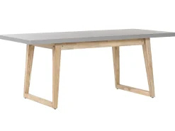 Best Beliani ORIA 180 cm 90 cm Cemento Grigio Marrone Grigio