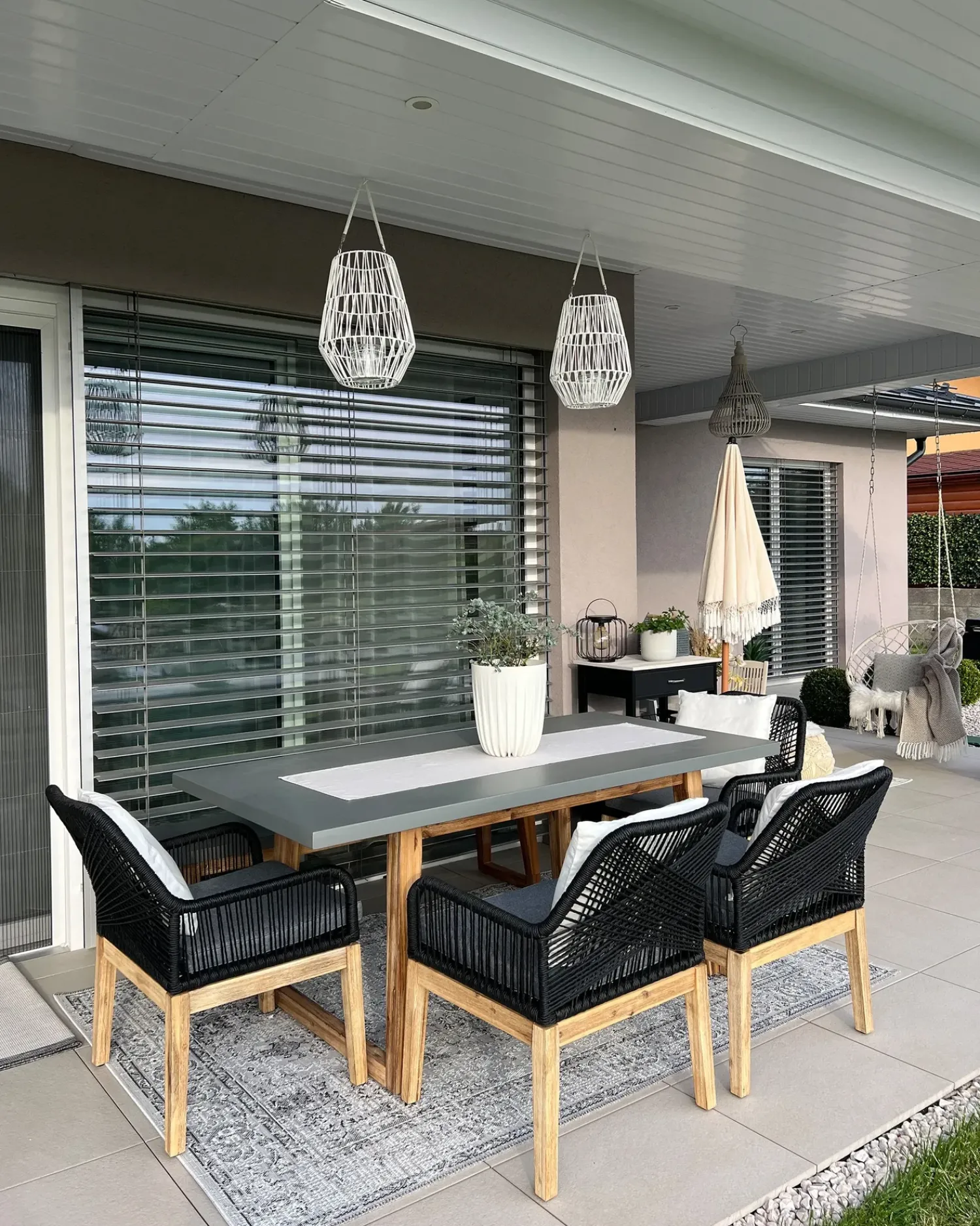 Best Beliani ORIA 180 cm 90 cm Cemento Grigio Marrone Grigio