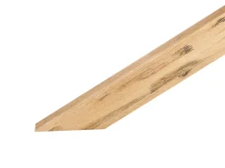 Beliani Tavolo da pranzo da giardino ORISTANO 190 cm 100 cm Cemento Grigio Marrone Grigio