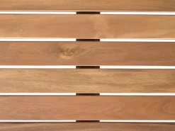 Hot Beliani OMBRIANO 180 cm 90 cm Legno di acacia certificato chiaro Marrone
