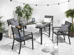 Clearance Beliani PRATO 95 cm 95 cm Grigio Grigio Nero