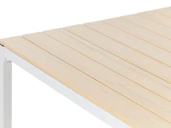 Outlet Beliani PRATO 95 cm 95 cm Beige Bianco Beige