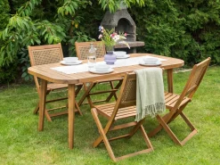 Hot Beliani PARAGGI 180 cm 90 cm Legno di acacia certificato Marrone