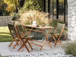 Sale Beliani PROSSEDI 120 cm 60 cm Legno d'acacia Marrone