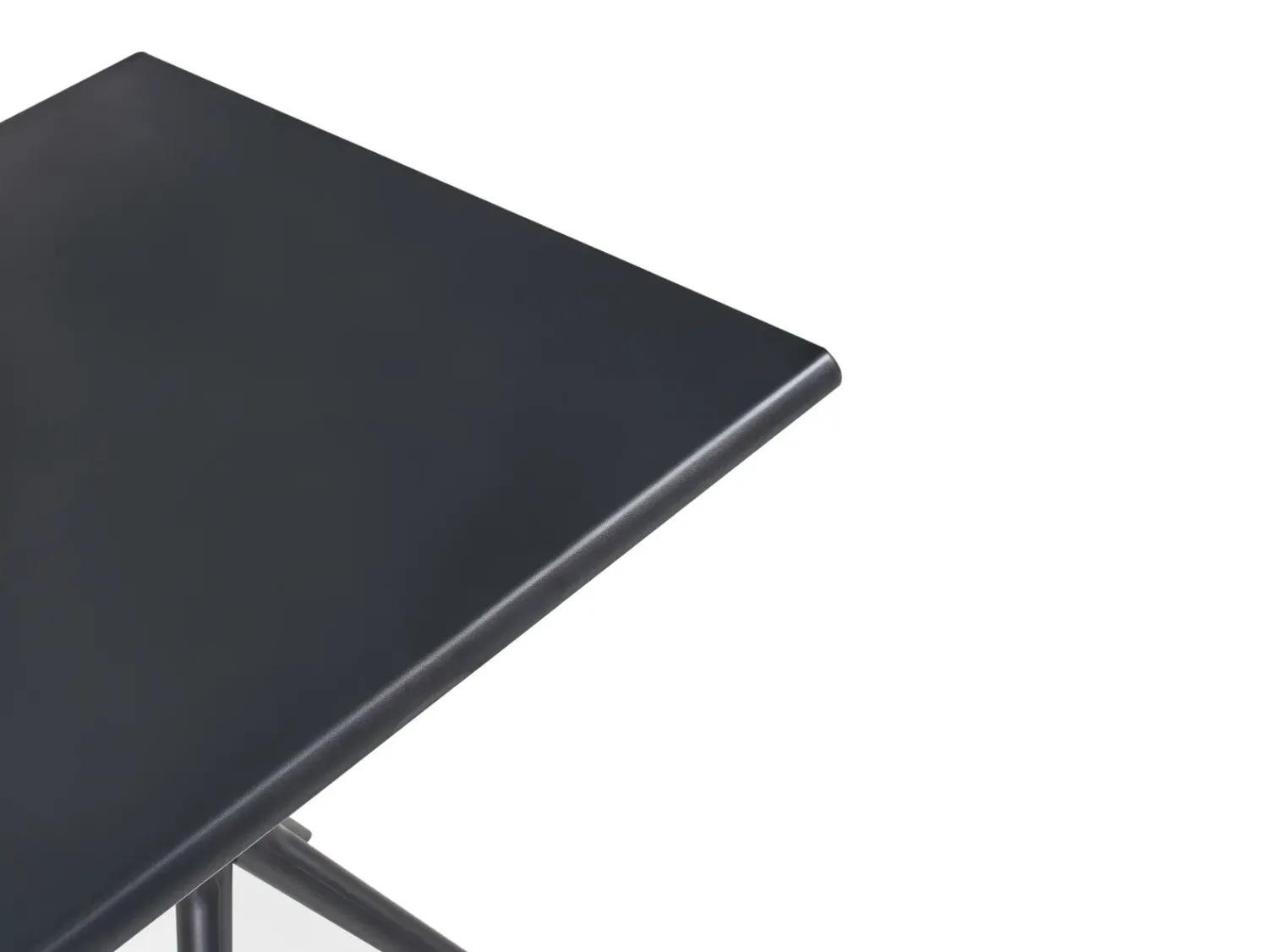 Clearance Beliani Tavolo da pranzo da giardino PIAVE 70 cm 70 cm Nero