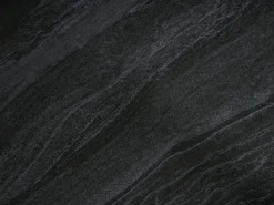 Outlet Beliani Tavolo da pranzo da giardino RODALLO 160 cm 90 cm Pietra Marmo Nero
