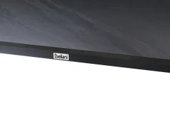 Outlet Beliani Tavolo da pranzo da giardino RODALLO 160 cm 90 cm Pietra Marmo Nero