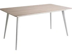 Best Beliani Tavolo da pranzo da giardino RODALLO 160 cm 90 cm Pietra Effetto travertino Bianco Beige