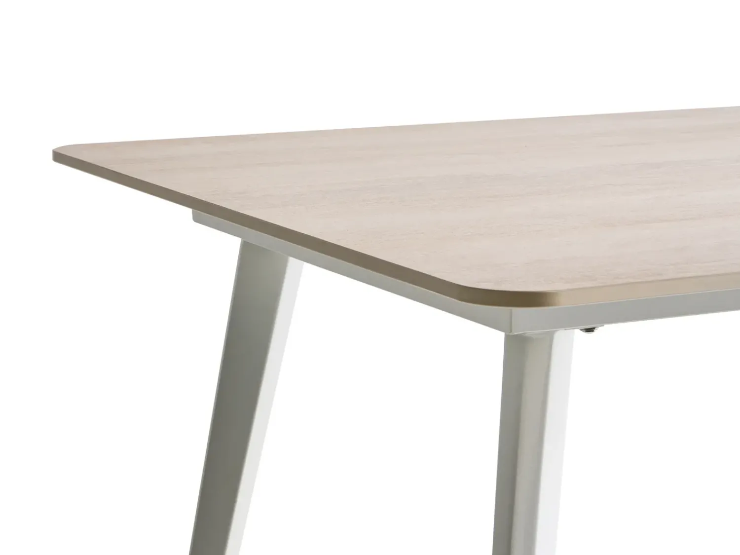 Best Beliani Tavolo da pranzo da giardino RODALLO 160 cm 90 cm Pietra Effetto travertino Bianco Beige