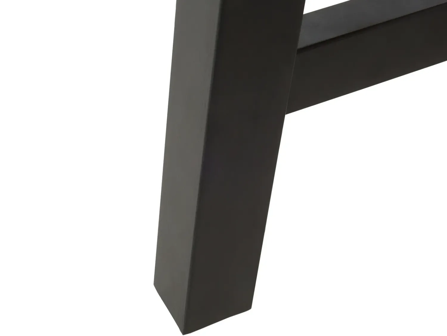 Hot Beliani SCANIA 170 cm 80 cm Legno d'acacia Nero Marrone Nero