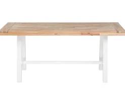 New Beliani SCANIA 170 cm 80 cm Legno d'acacia Bianco Bianco Marrone