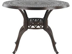 Sale Beliani SALENTO 102 cm 102 cm Metallo scuro Marrone