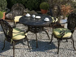 Hot Beliani SAPRI 100 cm 100 cm Metallo scuro Marrone