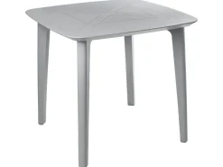 Best Beliani Tavolo da pranzo da giardino SORICO 86 cm 86 cm Grigio