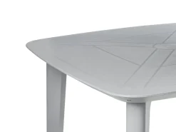Best Beliani Tavolo da pranzo da giardino SORICO 86 cm 86 cm Grigio