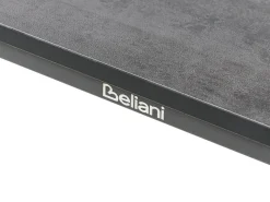 Hot Beliani Tavolo da pranzo da giardino SOVARETO 180 cm 90 cm Effetto pietra scuro Grigio