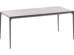 Outlet Beliani Tavolo da pranzo da giardino SOVARETO 180 cm 90 cm Simil legno chiaro Grigio