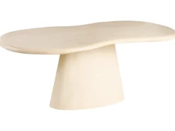 Outlet Beliani Tavolo da pranzo da giardino SPOLETO 200 cm 110 cm Beige