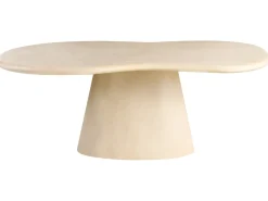 Outlet Beliani Tavolo da pranzo da giardino SPOLETO 200 cm 110 cm Beige