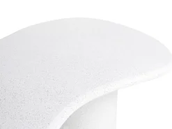 Clearance Beliani Tavolo da pranzo da giardino SIRMIONE 200 cm 110 cm Effetto terrazzo Terrazzo Bianco