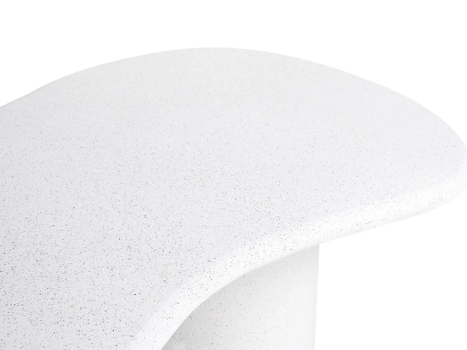 Clearance Beliani Tavolo da pranzo da giardino SIRMIONE 200 cm 110 cm Effetto terrazzo Terrazzo Bianco
