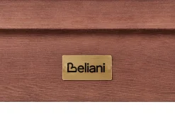 Beliani TUSCANIA 180 cm 100 cm Legno d'eucalipto scuro Marrone