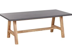 Online Beliani TONNARE 200 cm 100 cm Cemento Grigio Marrone Grigio