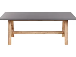 Online Beliani TONNARE 200 cm 100 cm Cemento Grigio Marrone Grigio