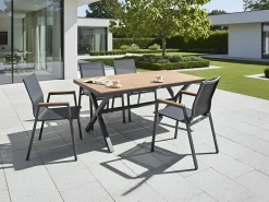 Online Beliani TIANO 160 cm 90 cm Metallo Nero Marrone Nero