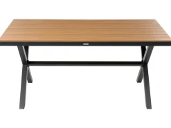 Online Beliani TIANO 160 cm 90 cm Metallo Nero Marrone Nero
