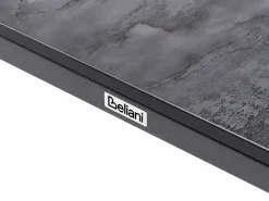 New Beliani Tavolo da pranzo da giardino TOLENTINO 180 cm 90 cm Effetto pietra Grigio