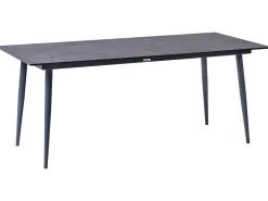 New Beliani Tavolo da pranzo da giardino TOLENTINO 180 cm 90 cm Effetto pietra Grigio