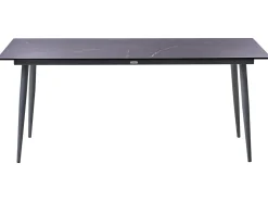 Sale Beliani Tavolo da pranzo da giardino TOLENTINO 180 cm 90 cm Effetto marmo Marmo Grigio