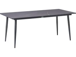 Sale Beliani Tavolo da pranzo da giardino TOLENTINO 180 cm 90 cm Effetto marmo Marmo Grigio