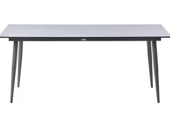 Clearance Beliani Tavolo da pranzo da giardino TOLENTINO 180 cm 90 cm Effetto pietra Effetto travertino Beige Grigio
