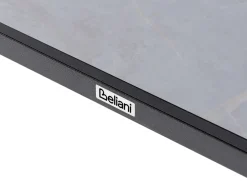 Outlet Beliani Tavolo da pranzo da giardino TOLENTINO 180 cm 90 cm Effetto pietra chiaro Grigio