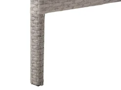 Online Beliani VITERBO 145 cm 80 cm Vetro chiaro Grigio