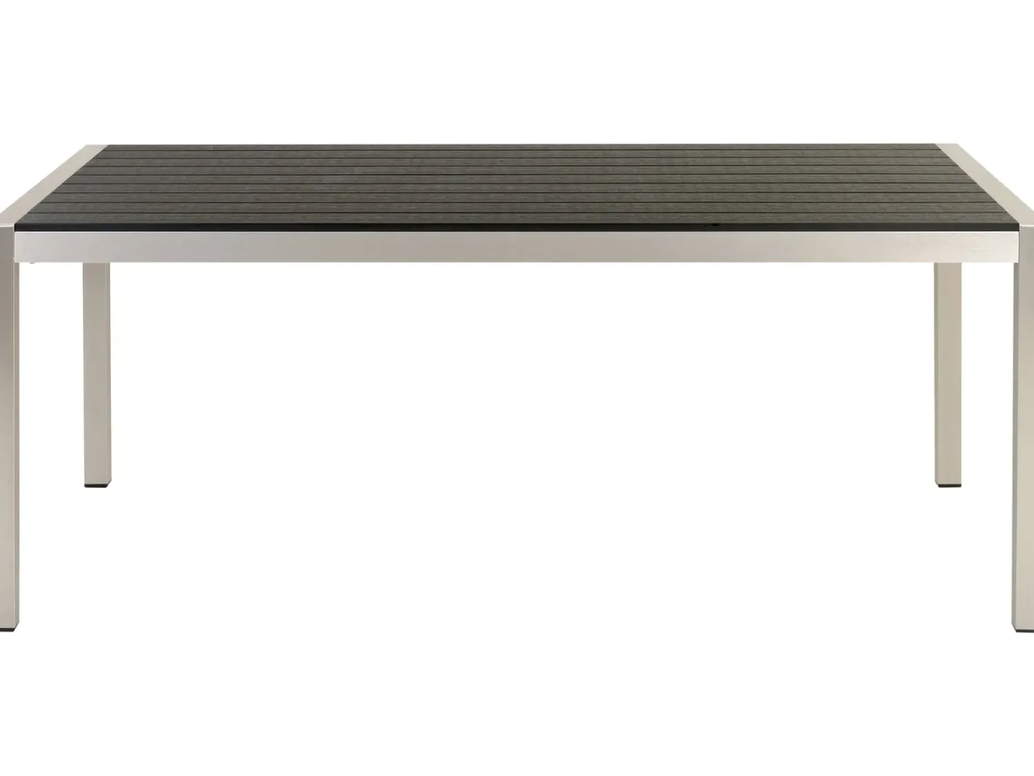 Discount Beliani VERNIO 180 cm 90 cm Metallo Nero/Argento Argento Nero