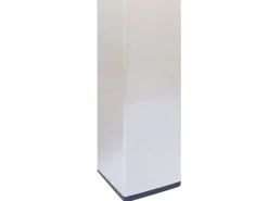New Beliani VIAREGGIO 200 cm 90 cm Legno di teak certificato Marrone Argento Marrone
