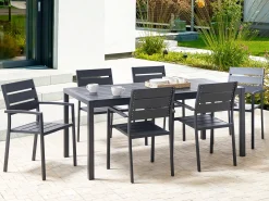 Hot Beliani VERNIO 180 cm 90 cm Metallo Nero