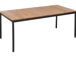 Discount Beliani VALLESE 180 cm 90 cm Legno d'acacia Marrone Marrone Nero