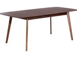 Discount Beliani Tavolo da pranzo estensibile MADOX Noce scuro 90 cm Marrone