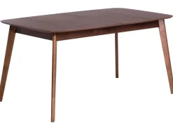 Discount Beliani Tavolo da pranzo estensibile MADOX Noce scuro 90 cm Marrone