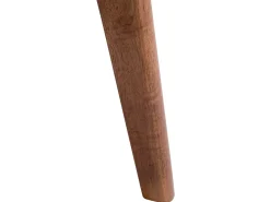 Discount Beliani Tavolo da pranzo estensibile MADOX Noce scuro 90 cm Marrone