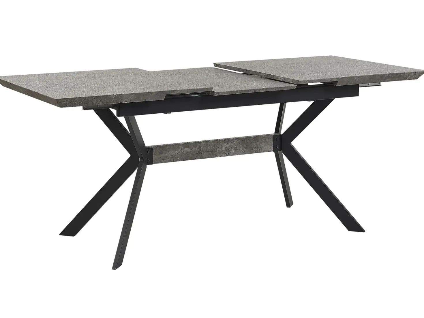 Tavolo da pranzo estensibile BENSON Grigio chiaro 140/180 cm 80 cm