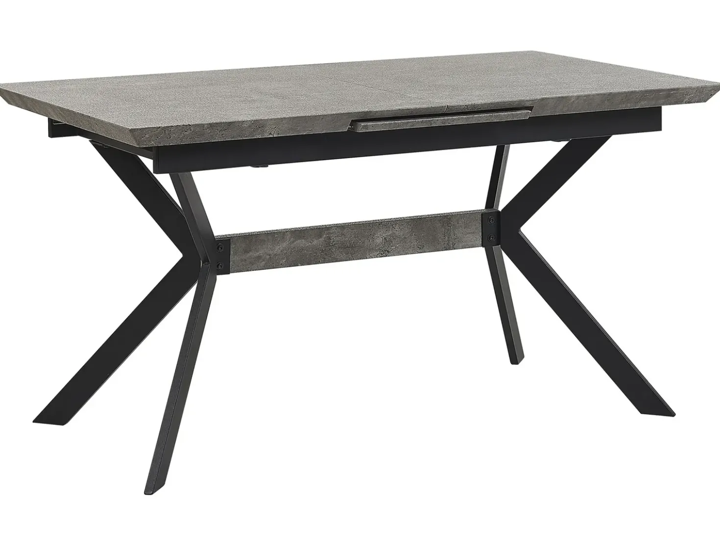 Tavolo da pranzo estensibile BENSON Grigio chiaro 140/180 cm 80 cm