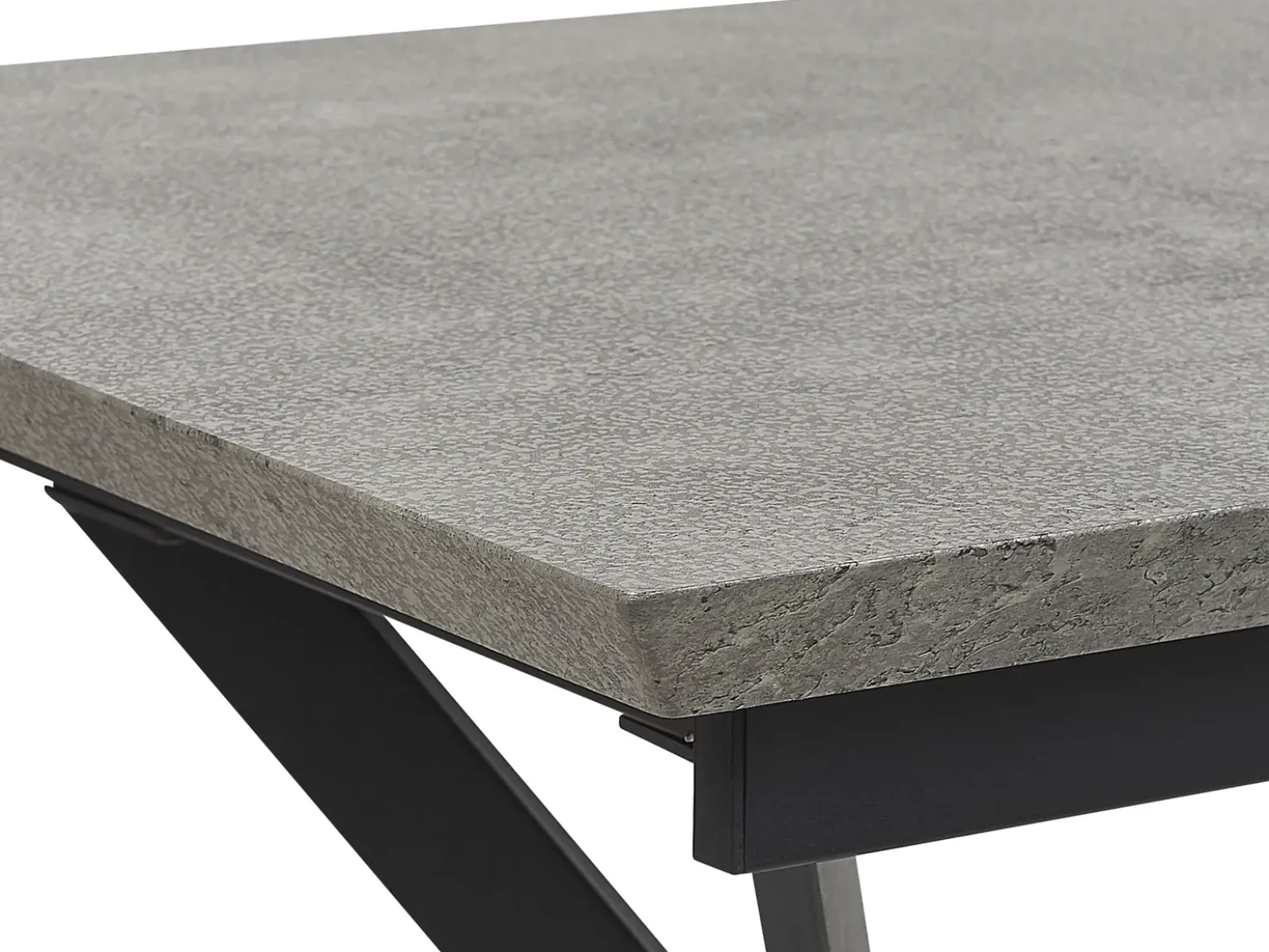 Tavolo da pranzo estensibile BENSON Grigio chiaro 140/180 cm 80 cm