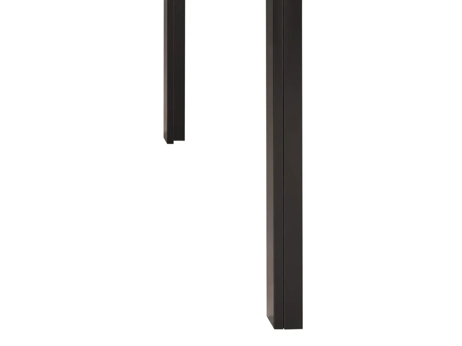Tavolo da pranzo LAVOS Nero 120 cm 80 cm Vetro temperato
